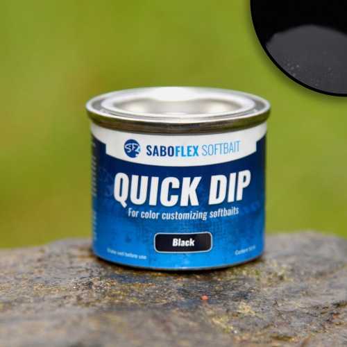 Barva na umělé nástrahy Quick Dip SABOFLEX - Black
