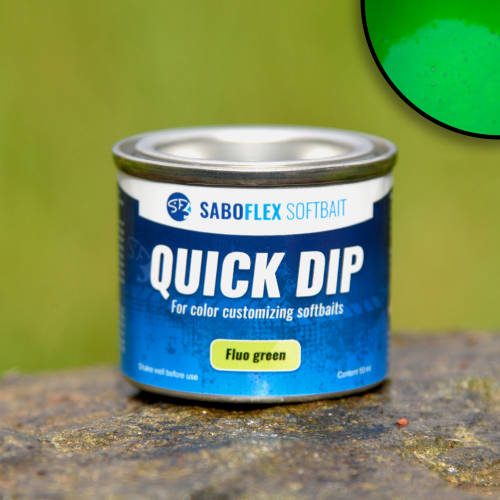Barva na umělé nástrahy Quick Dip SABOFLEX - Fluo green