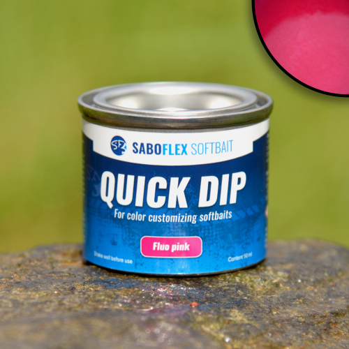 Barva na umělé nástrahy Quick Dip SABOFLEX - Fluo pink