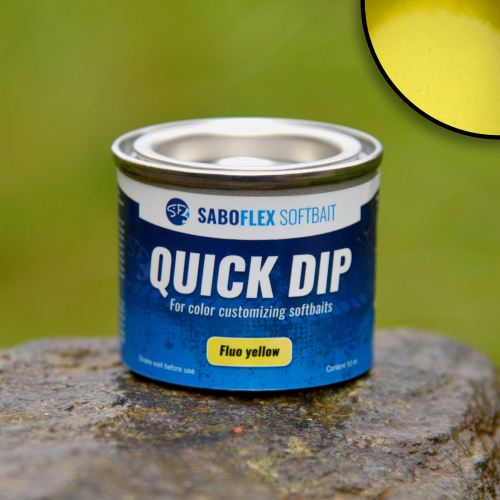 Barva na umělé nástrahy Quick Dip SABOFLEX - Fluo yellow