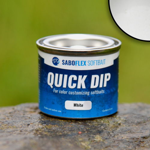 Barva na umělé nástrahy Quick Dip SABOFLEX - White