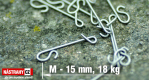 vel. M - 15 mm, 18 kg +4 Kč