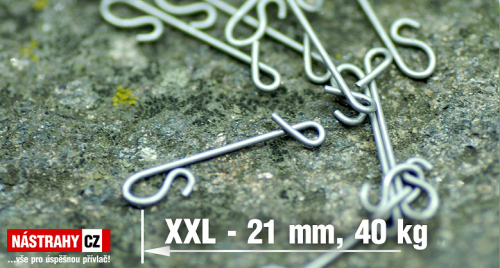 Bezuzlová karabinka DELPHIN - 10 ks - vel. XXL - 21 mm, 40 kg