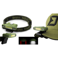Čelová lampa Delphin RAZOR USB