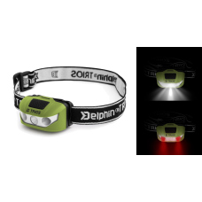 Čelová lampa Delphin TRIOS