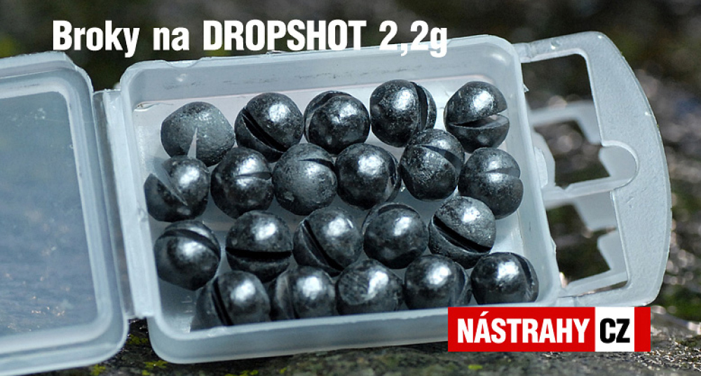 Broky na DROPSHOT - 20 ks 2,2 g Broky na DROPSHOT - 20 ks 2,2 g