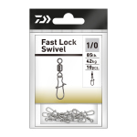 Karabinka s obratlíkem Fast Lock Swivel DAIWA