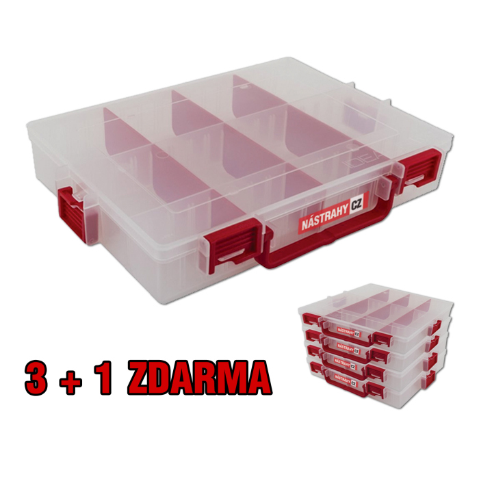 Krabička/kufřík na nástrahy - MULTI BOX 3 + 1 ZDARMA Krabička/kufřík na nástrahy - MULTI BOX 3 + 1 ZDARMA