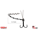 Přívlačový systém Iron Stinger System 1 Hook REDBASS