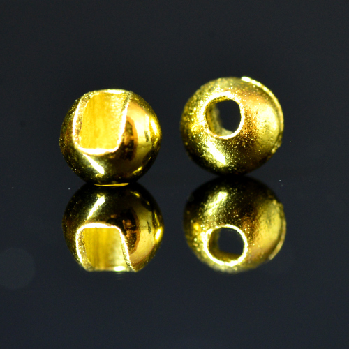 Wolframová hlavička 4,0 mm, 0,5 g - gold, 5 ks