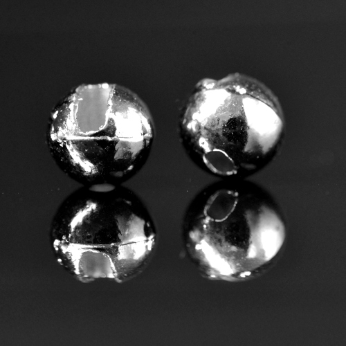 Wolframová hlavička 4,6 mm, 0,85 g - silver, 5 ks