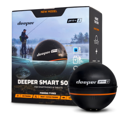 Nahazovací sonar Deeper Fishfinder Pro+ 2 - Deeper Fishfinder Pro+ 2020