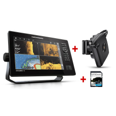 Zvýhodněný set echolot Humminbird Xplore 10 CMSI+ + sonda Mega Live 2 + karta Autochart