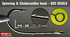 Spinning & Cheburashka hooks 825 Sickle