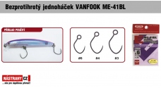 Bezprotihrotý jednoháček na woblery VANFOOK ME-41BL