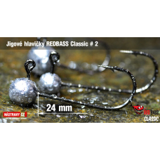 Jigová hlavička REDBASS Classic #2 - 23 mm