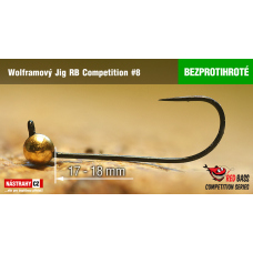 Bezprotihrotý wolframový Jig RB Competition #8 - 18 mm Bezprotihrotý wolframový Jig RB Competition #8 - 18 mm