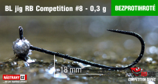 Bezprotihrotý Jig RB Competition #8 - 18 mm