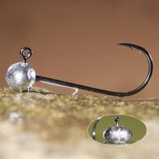 Jigová hlavička REDBASS Sickle RUGBY - LURE HOLDER #6/0 - 44 mm