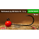 #4 - 1,5 g, Red, 5 ks