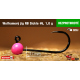 #6 - 1,0 g, Pink, 5 ks