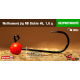 #6 - 1,0 g, Red, 5 ks