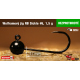 #6 - 1,5 g, Black, 5 ks