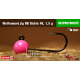 #8 - 1,5 g, Pink, 5 ks