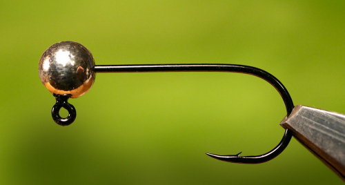 Wolframový jig RedBass Sickle #4 - 20 mm - #4 - 0,5 g, Black, 5 ks