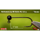 #6 - 0,5 g, Black, 5 ks