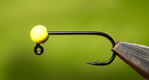 Wolframový jig RedBass Sickle #8 - 14 mm - #8 - 2,0 g, Metalic Yellow, 5 ks