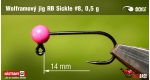 #8 - 0,5 g, Pink, 5 ks