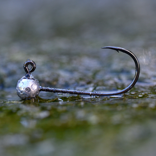 Jigová hlavička REDBASS Sickle #1/0 - 27 mm - #1/0 - 1,5 g, 5 ks