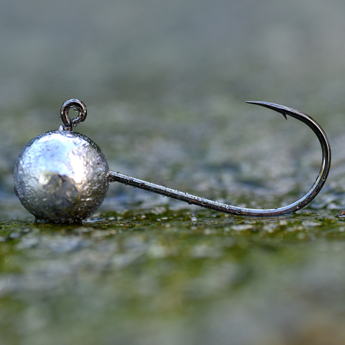 Jigová hlavička REDBASS Sickle #1/0 - 27 mm - #1/0 - 12 g, 5 ks