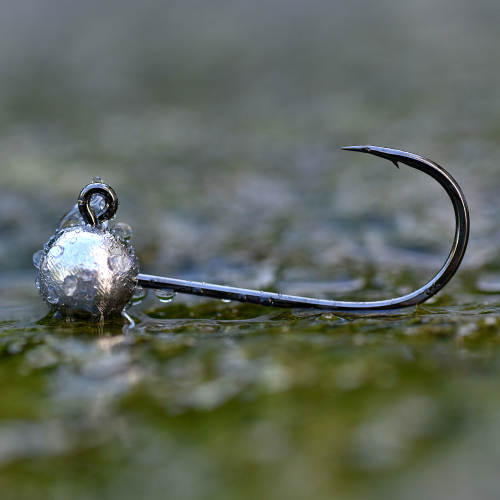 Jigová hlavička REDBASS Sickle #1/0 - 27 mm - #1/0 - 3,0 g, 5 ks