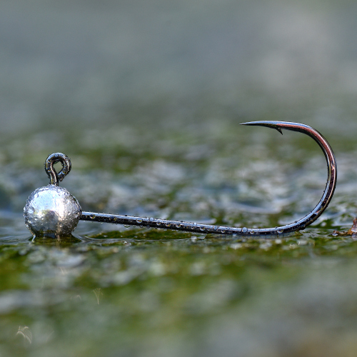 Jigová hlavička REDBASS Sickle #3/0 - 33 mm - #3/0 - 3 g, 5 ks