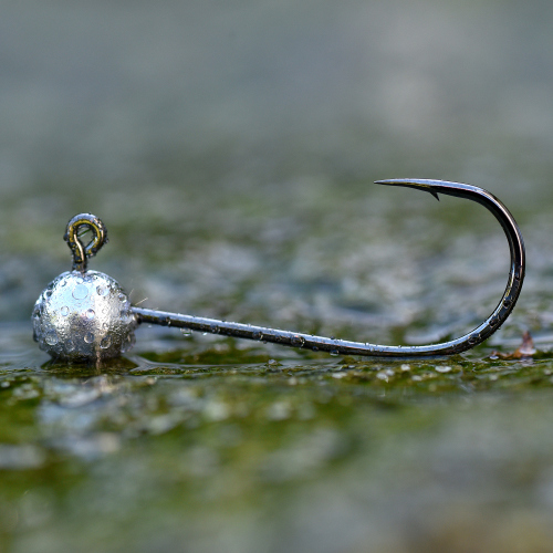 Jigová hlavička REDBASS Sickle #3/0 - 33 mm - #3/0 - 5 g, 5 ks