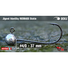 Jigová hlavička REDBASS Sickle #4/0 - 37 mm Jigová hlavička REDBASS Sickle #4/0 - 37 mm