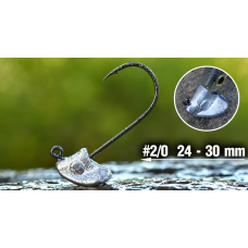 Neváznoucí jigová hlavička REDBASS StandUp Pro Sickle #2/0 - 30 mm