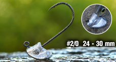Neváznoucí jigová hlavička REDBASS StandUp Pro Sickle #2/0 - 30 mm Neváznoucí jigová hlavička REDBASS StandUp Pro Sickle #2/0 - 30 mm