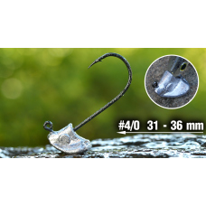 Neváznoucí jigová hlavička REDBASS StandUp Pro Sickle #4/0 - 36 mm Neváznoucí jigová hlavička REDBASS StandUp Pro Sickle #4/0 - 36 mm