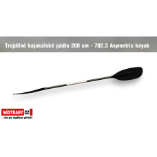 Trojdílné pádlo 260 cm - 702.3 Asymetric