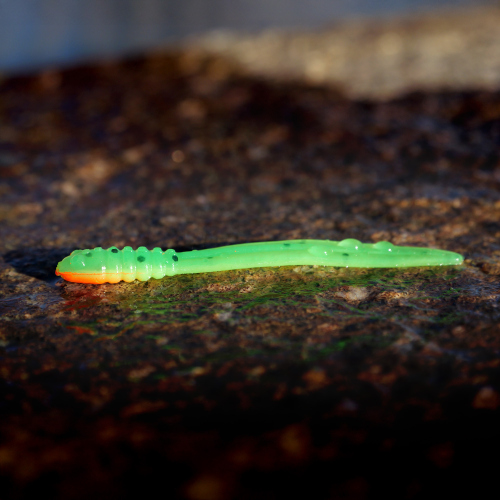 MICRO TAIL S REDBASS - 48 mm - FLUO GREEN RH - UV COLOR
