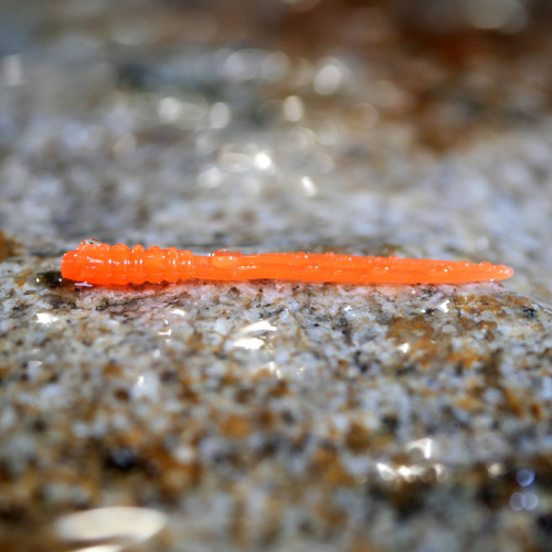 MICRO TAIL S REDBASS - 48 mm - SIGNAL ORANGE - UV COLOR