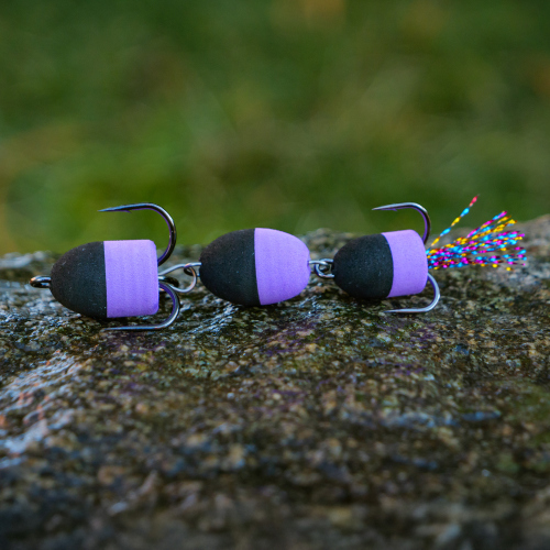 Mandula REDBASS L - 75 mm - Black/Purple (105)