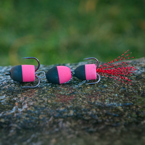 Mandula REDBASS L - 75 mm - Black/Red (107)