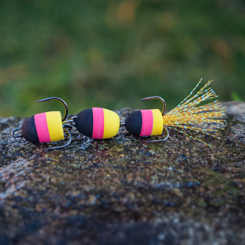 Mandula REDBASS L - 75 mm - Black/Red/Yellow (113)