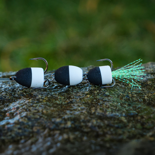 Mandula REDBASS L - 75 mm - Black/White (103)
