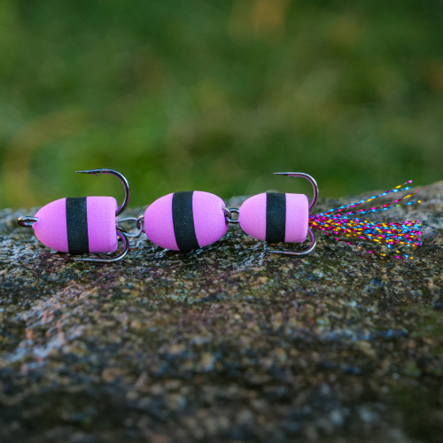 Mandula REDBASS L - 75 mm - Pink/Black/Pink (114)