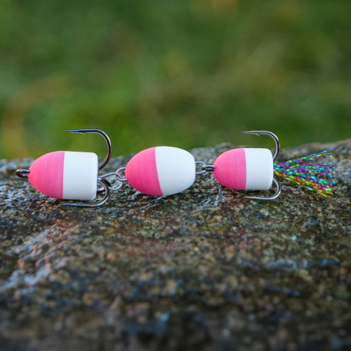 Mandula REDBASS L - 75 mm - Red/White (110)